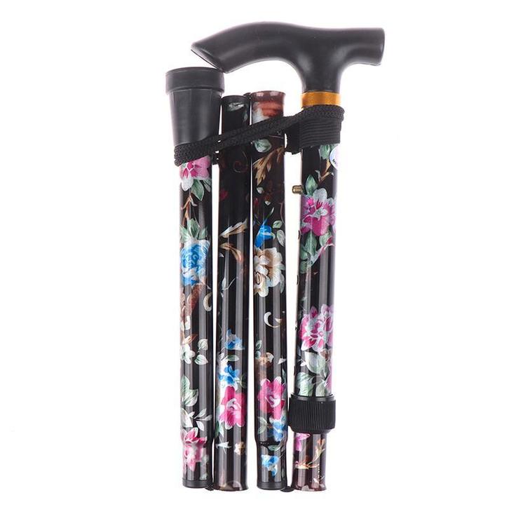 Opvouwbare verstelbare wandelstok  bloemen €15,99, Diversen, Wandelstokken, Nieuw, Verstelbaar, Opvouwbaar, Verzenden