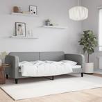 Slaapbank 90x200 | Retourdeal lichtgrijs | 40%, Eenpersoons, Nieuw, Ophalen of Verzenden, Overige maten