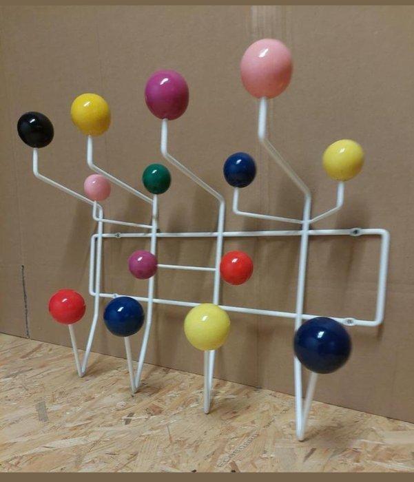 Kapstok - Hout, IJzer - Mooie gekleurde kapstok, Antiek en Kunst, Kunst | Designobjecten