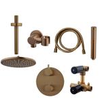 Wiesbaden Inbouw Regendouche Set Caral Rond Plafonduitloop, Doe-het-zelf en Verbouw, Sanitair, Ophalen of Verzenden, Nieuw, Kraan