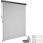 Zonnescherm Eloise met 2 wandhouders - 140 x 250 cm, lichtgr, Verzenden, Nieuw
