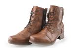Mustang Veterboots in maat 41 Cognac | 10% extra korting, Kleding | Dames, Schoenen, Overige kleuren, Verzenden, Overige typen