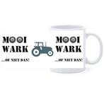 Beker - Tekst - Mooi Wark - Trekker/Tractor NIEUW, Ophalen of Verzenden, Nieuw
