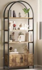 Boekenkast met 4 Lagen en Deur – Stijlvolle Opbergkast, Verzenden, Nieuw