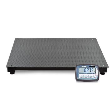 Geijkte vloerweegschaal 120 x 120 cm 1500 kg 0.5 kg lcd beschikbaar voor biedingen