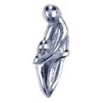 Zilveren Ouder met kind ketting hanger, Verzenden, Nieuw