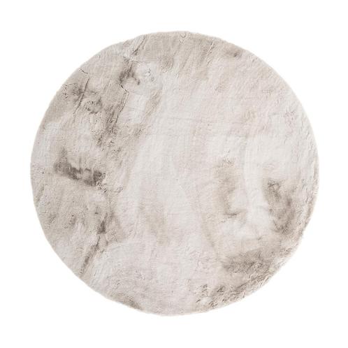 *WOONWINKEL* By-Boo Zena Zacht Rond Vloerkleed Grijs, Huis en Inrichting, Woonaccessoires | Overige, Nieuw, Verzenden