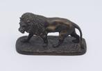 After Jules Moigniez (1835-1894) - sculptuur, Lion - 7 cm -, Antiek en Kunst, Antiek | Keramiek en Aardewerk