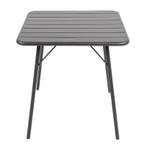 Bolero vierkante stalen tafel grijs 70cm, Zakelijke goederen, Verzenden, Nieuw in verpakking