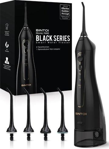 2dekans | Bintoi® iSonic Black Series F600 - Waterflosser - beschikbaar voor biedingen
