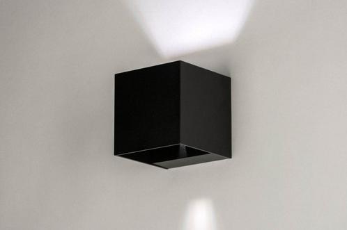 Rietveld Wandlampen - Zwart - Metaal, Aluminium, Huis en Inrichting, Lampen | Wandlampen, Verzenden