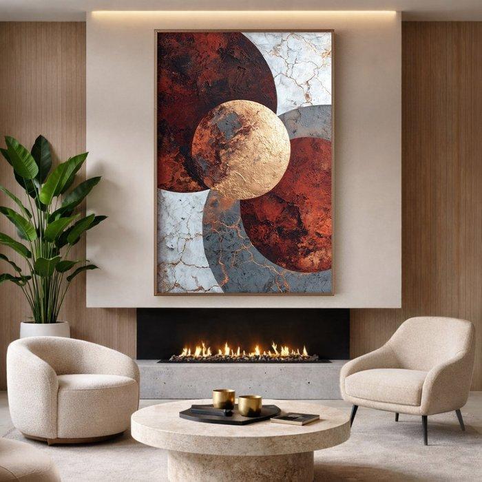 Lea Ottavi - Gilded Tectonic Silence XXL, Antiek en Kunst, Kunst | Designobjecten