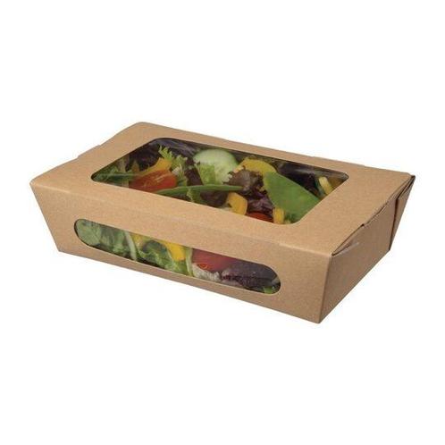 Colpac kraft saladebakken met venster en insteeksluiting 1L, Zakelijke goederen, Horeca | Overige, Verzenden