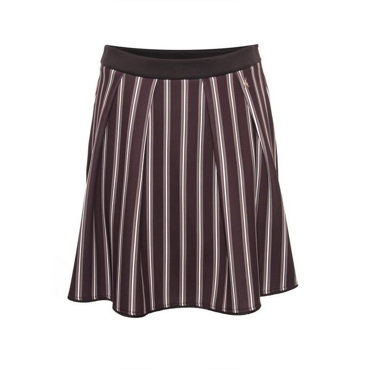 Patrizia Pepe • gestreepte mini rok • 38 (IT44), Kleding | Dames, Rokken, Zwart, Nieuw, Verzenden