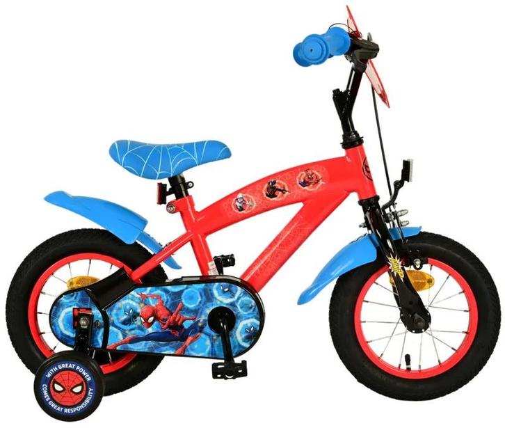 Spider-Man Kinderfiets - Jongens - 12 inch - Blauw/Rood, Fietsen en Brommers, Fietsen | Kinderfietsjes, Nieuw, Ophalen of Verzenden