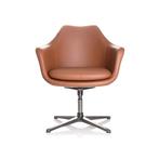 Loungestoel | Kunstleder | Bruin | Artemia, Verzenden, Nieuw