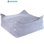 Kinder zitzak vierkant | Corduroy|  Blueberry blue, Ophalen of Verzenden, Nieuw