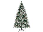 Kunstkerstboom LED Verlichte Dennenboom met Dennenappels, Verzenden, Nieuw