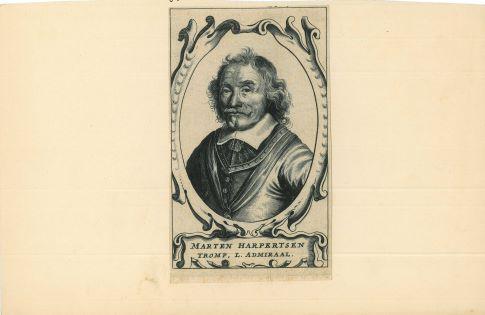Portrait of Maarten Harpertszoon Tromp, Antiek en Kunst, Kunst | Etsen en Gravures