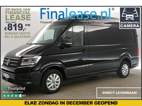 Volkswagen Crafter 30 2.0 TDI L3H3 Exclusive Nieuw €819pm, Auto's, Bestelauto's, Lease, Automaat, Diesel, Zwart, Volkswagen, Verzenden