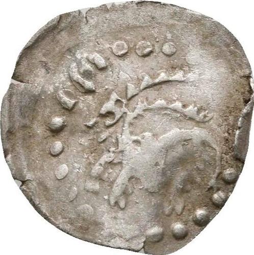 Einseitiger Pfennig o J Schweiz Chur Bistum: Ortlieb von..., Postzegels en Munten, Munten | Europa | Niet-Euromunten, Verzenden