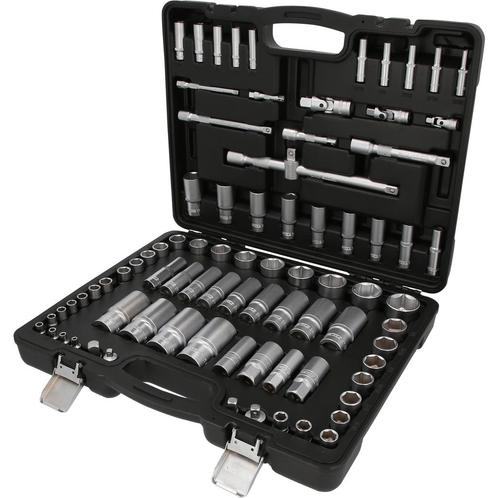 KS Tools 1/4 + 3/8 + 1/2 Dopsleutelset Engelse Maten, Auto diversen, Autogereedschap, Nieuw, Verzenden