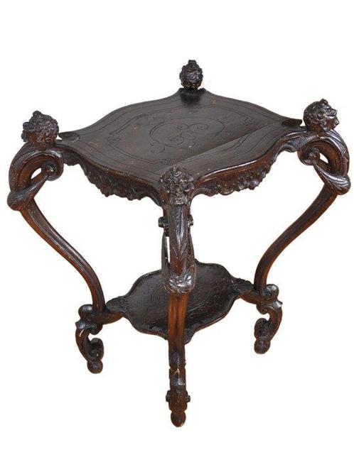 Bijzettafel - Hout - Raro Tafeltje, Antiek en Kunst, Antiek | Meubels | Stoelen en Banken
