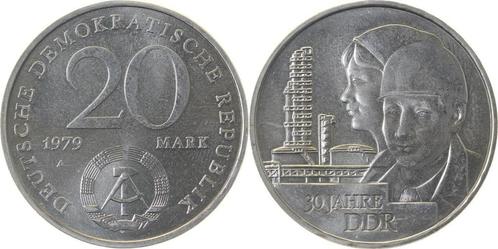 20 Mark 30j Ddr 79 handgehoben, Postzegels en Munten, Munten | Europa | Niet-Euromunten, Verzenden