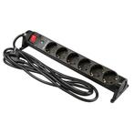 Tafelcontactdoos 6 voudig + RA draaibaar en monteerbaar - 5, Ophalen of Verzenden, Nieuw