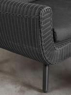 Lounge Tuinbank Jonah 2 zits Antraciet Wicker The Outsider, Verzenden, Nieuw