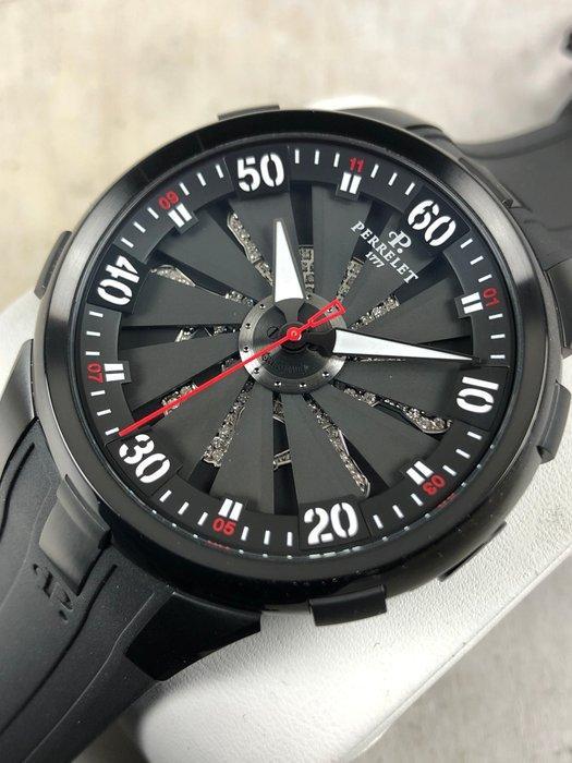 Perrelet - Turbine XL Toxic Diamonds Automatic 0,82 Carat -, Sieraden, Tassen en Uiterlijk, Horloges | Heren