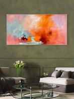 Ellis Hollering - Blushing Skies II - XL abstract, Antiek en Kunst