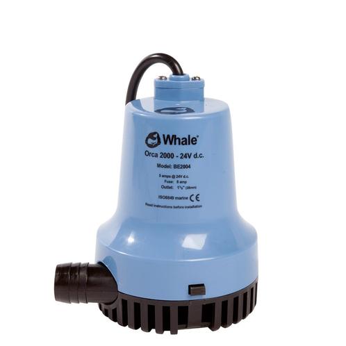 Whale Bilgepomp Orca Electric 2000 126L/min 12/24V-Geschikt, Watersport en Boten, Accessoires en Onderhoud, Nieuw, Ophalen of Verzenden