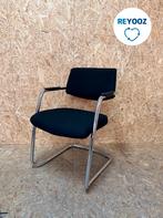 Moderne design vergaderstoel - zwart - tweedehands, Nieuw in verpakking