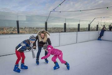 Kunststof schaatsbaan / ijsbaan huren / te huur