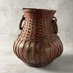 Vaas - Bamboe - Japan - Handgemaakt wabi-Sabi (Zonder