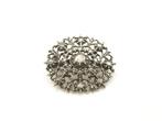 Broche Zilver Diamant (Natuurlijk) - Diamant, Sieraden, Tassen en Uiterlijk, Antieke sieraden