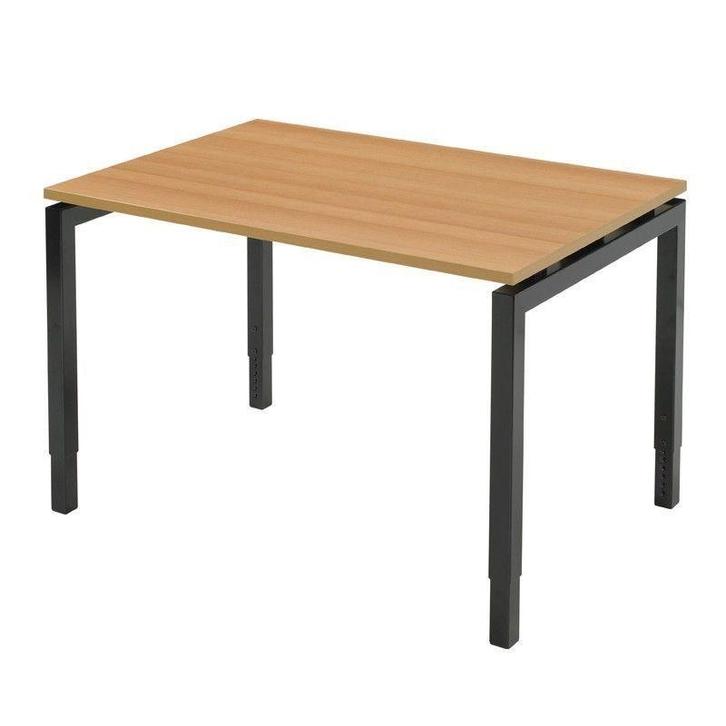 Recht N-poot bureau, 120 x 80 cm, Zakelijke goederen, Kantoor en Winkelinrichting | Kantoormeubilair en Inrichting, Bureau, Nieuw in verpakking