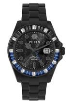 Philipp Plein PWPZA0324 GMT-I Challenger Baguettes horloge, Overige merken, Staal, Staal, Verzenden