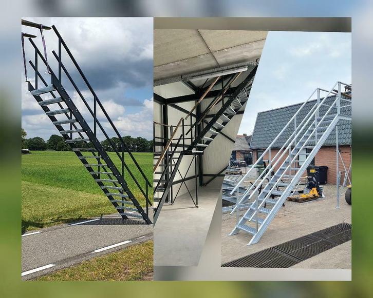 Stalen trap bestellen Vakwinkel bellen !!! 0651.227.367, Doe-het-zelf en Verbouw, Ladders en Trappen, Trap, Nieuw, 2 tot 4 meter