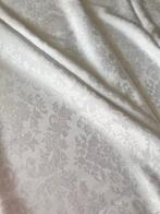 Luxueuze en antiekwitte San Leucio damaststof Franse rococo, Antiek en Kunst