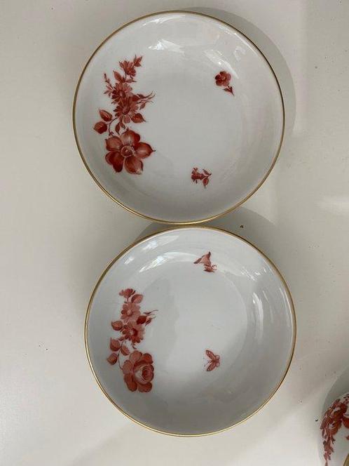 Augarten - Dessertservies (7) - Goud, Porselein, Antiek en Kunst, Antiek | Meubels | Tafels