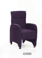 Eetkamerstoel Coen - eetkamerstoelen - Paars, Nieuw, Stof