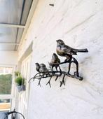 Beeldje - 4 birds on a branch - Brons, Antiek en Kunst