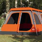 vidaXL Koepeltent 10-persoons snelontgrendeling grijs en, Caravans en Kamperen, Verzenden, Nieuw, Tot en met 2