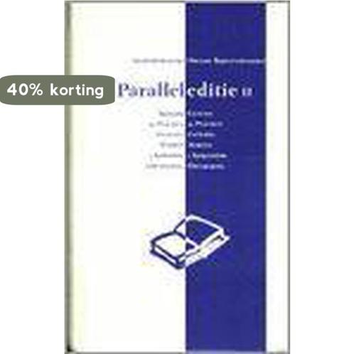 PARALLELEDITIE 2 - Gen/31Ps/Zach/Marc/1Kor/Op 9789065390035, Boeken, Godsdienst en Theologie, Gelezen, Verzenden