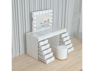 Vonato - Glossy White - Kaptafel Met Verlichting beschikbaar voor biedingen