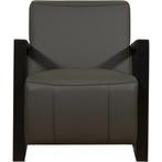 Leren fauteuil Touch - Toledo Antracite (donkergrijs), Huis en Inrichting, Fauteuils, Nieuw, Ophalen of Verzenden, 75 tot 100 cm