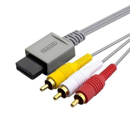 Nintendo Wii AV Kabel (Wii Accessoires), Spelcomputers en Games, Spelcomputers | Nintendo Wii, Zo goed als nieuw, Ophalen of Verzenden