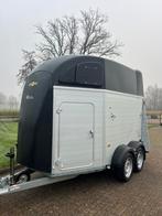 Nieuwstaat Humbaur vol-alu 2-paards met zadelkamer!, Dieren en Toebehoren, Paarden en Pony's | Trailers en Aanhangwagens, Ophalen